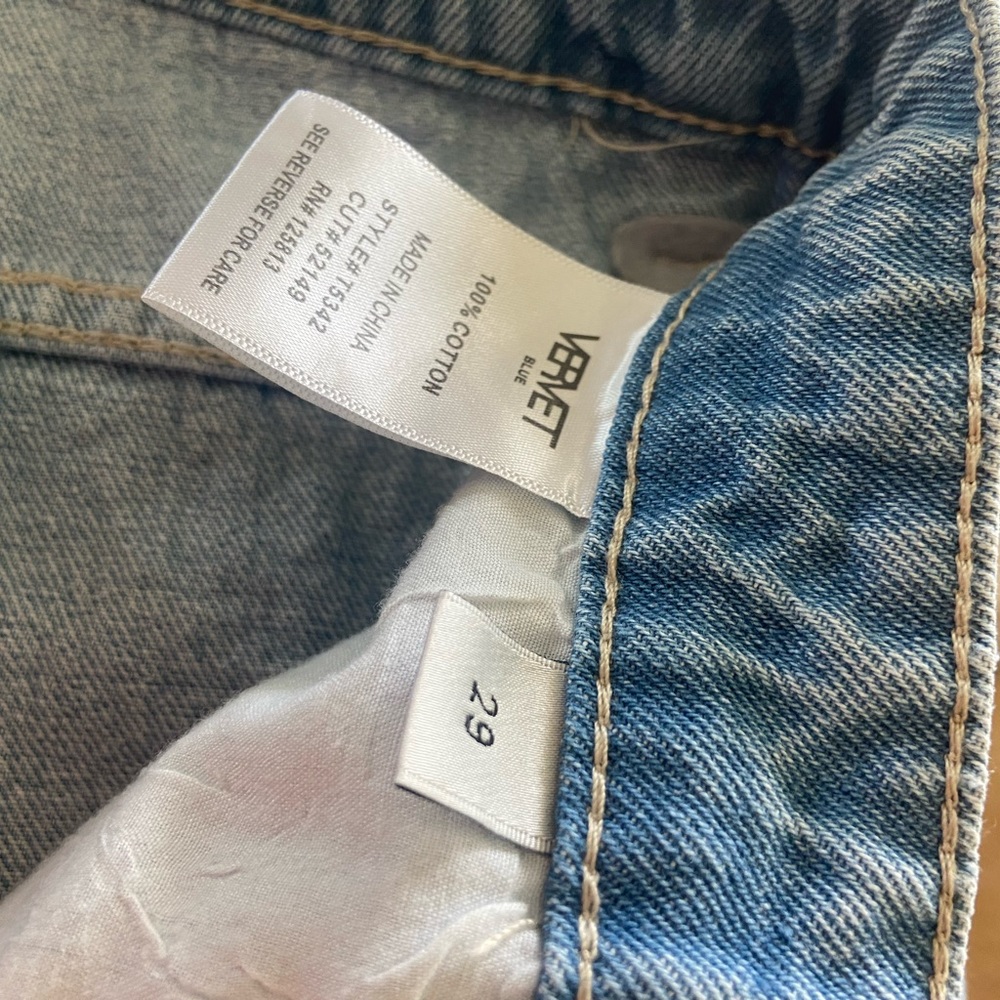 Vervet high waisted wide leg jeans